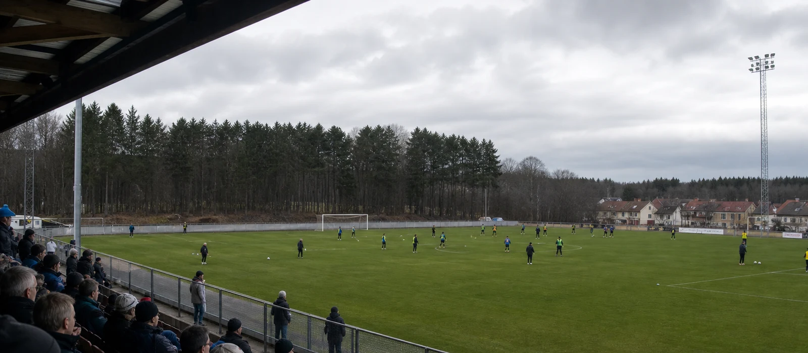 Ettan, arenamiljö under match
