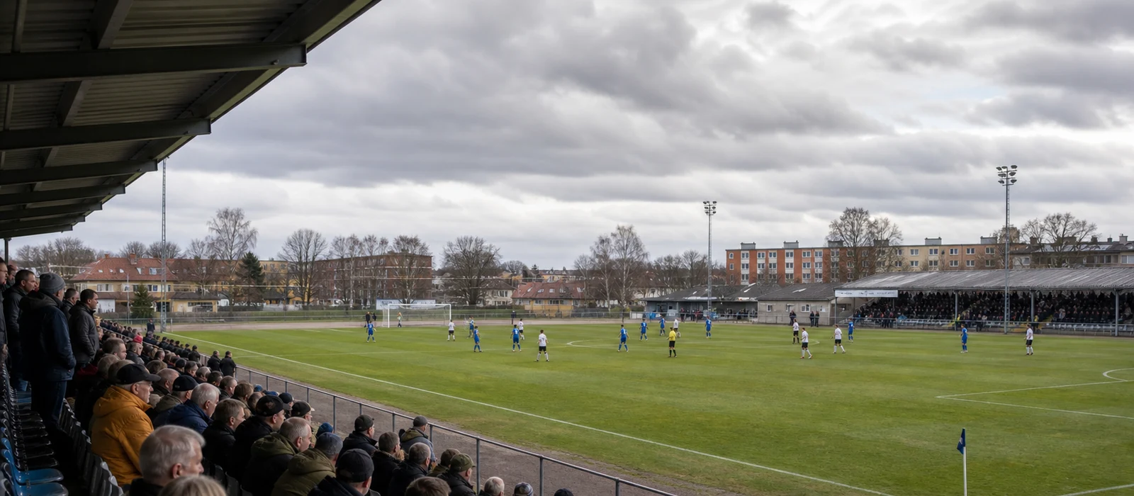Superettan, arenamiljö under match